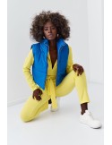 Elegant long-sleeved jumpsuit, yellow 25280 - Online store - Boutique